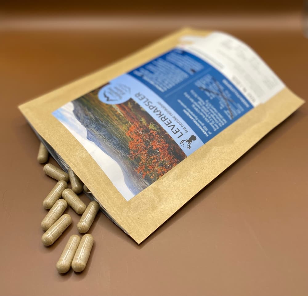 LIVER CAPSULES, from Norwegian cattle